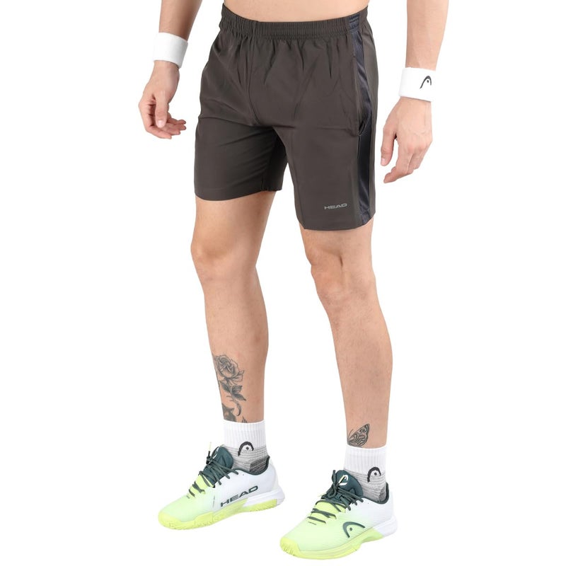 Head HPS-1103 Polyester Tennis Shorts for Mens, Size - Small, Colour - Charcoal - Image 5