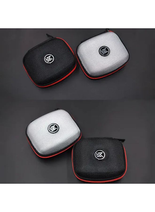 Dual Color EVA Earphone Case Hard Shell Zipper Design Moisture Shockproof Storage Bag - Image 3
