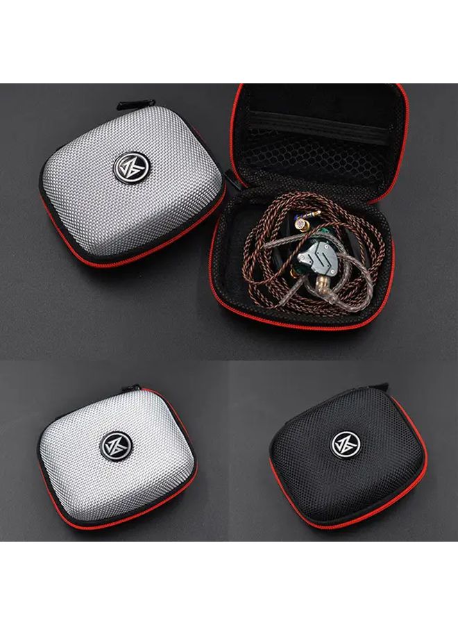Dual Color EVA Earphone Case Hard Shell Zipper Design Moisture Shockproof Storage Bag - Image 1