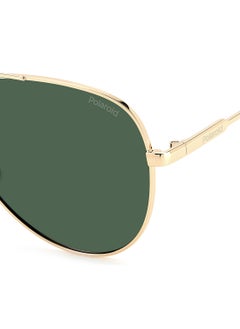 Polaroid Unisex UV Protection Pilot Sunglasses - Pld 6187/S Gold 60 - Lens Size: 60 Mm  - Image 5
