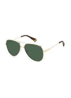 Polaroid Unisex UV Protection Pilot Sunglasses - Pld 6187/S Gold 60 - Lens Size: 60 Mm  - Image 1