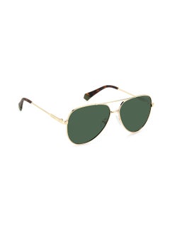 Polaroid Unisex UV Protection Pilot Sunglasses - Pld 6187/S Gold 60 - Lens Size: 60 Mm  - Image 2