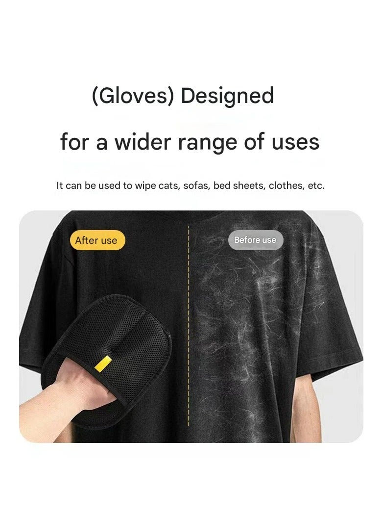 Goolsky Double-Sided Brushing Pet Electrostatic Hair Removal Gloves – Efficient Lint Remover for Cat Hair Cleaning - Image 3