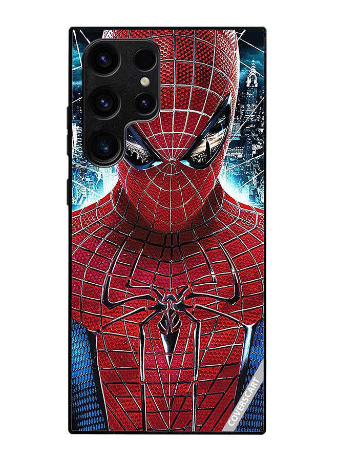 COVERSCART Protective Case Cover For Samsung Galaxy S23 Ultra Spiderman Design Multicolour