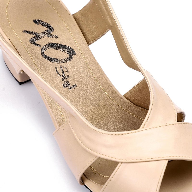 XO Style Women's Leather sandel  3 CM. - Image 5