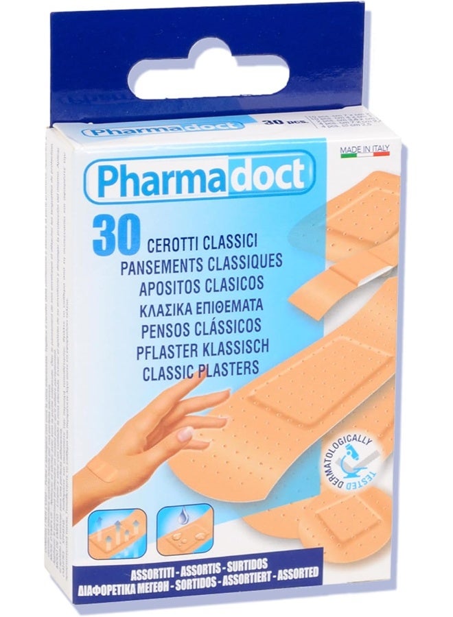 Pharmadoct Plasters Set 30-Pieces, Assorted - Image 1