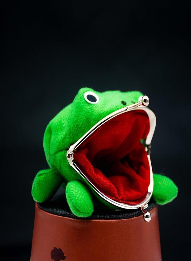 COSTOYFUN Cute Anime Character Frog Coin Purse Fun Small Money Bag Plush Coin Pouch Gift - Image 5