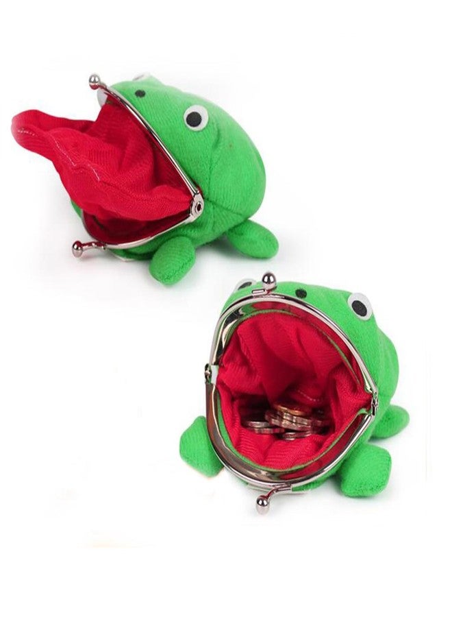 COSTOYFUN Cute Anime Character Frog Coin Purse Fun Small Money Bag Plush Coin Pouch Gift - Image 4