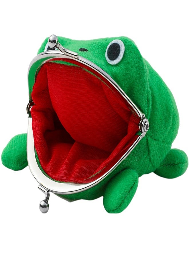 COSTOYFUN Cute Anime Character Frog Coin Purse Fun Small Money Bag Plush Coin Pouch Gift - Image 1