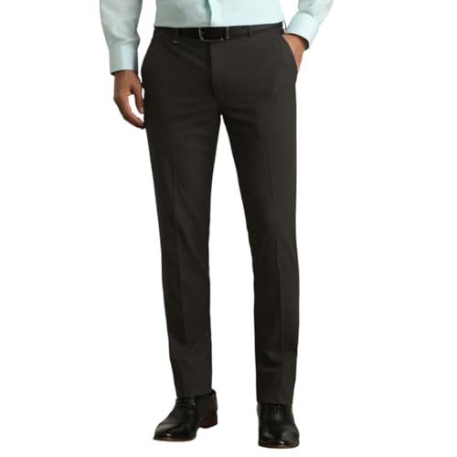 Van Heusen_Mens__Trouser_(VHTFDSLPQ97428_Black_38) - Image 1