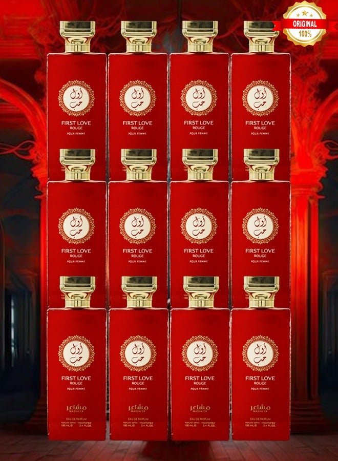 Love 12 Pieces First Love Rouge Perfume 100ml EDP - Image 1
