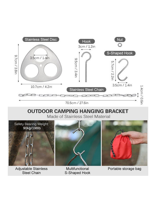 إسكدنيا حامل ثلاثي القوائم محمول للطهي 15 x 1 x 12سم - Image 2