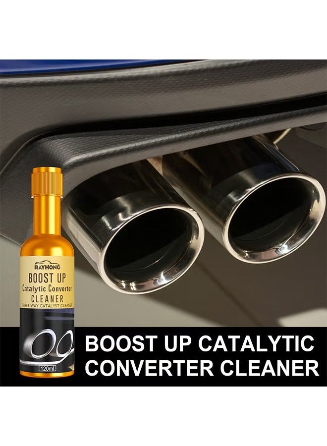RAYHONG 2PCS Catalytic Converter Cleaner, Engine Cleaner Instant Car Exhaust Handy Cleaner Catalytic Converter Cleaner Auto Parts Engine Boost Up Cleaner Oil Engine Treatment Fuel Injectors Cleaner Kit - Image 2