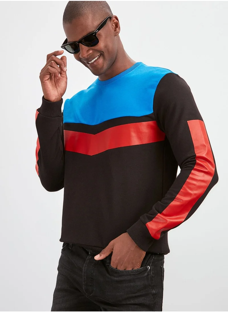 trendyol Color Block Sweatshirt