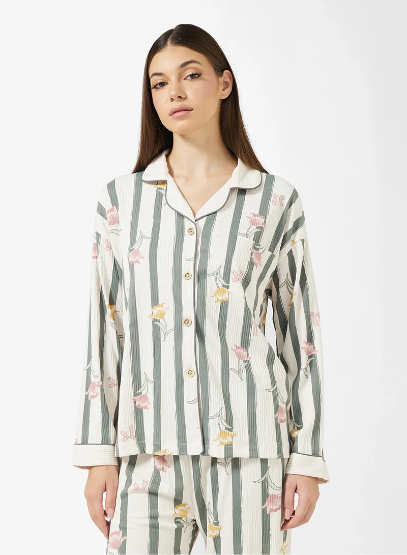 ايلا Floral Pyajam Set
