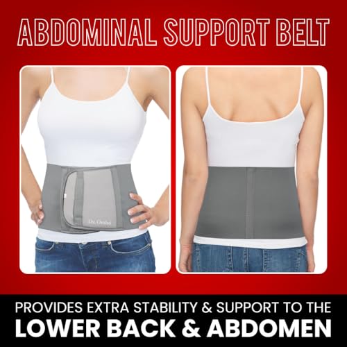 Dr. Ortho Dr.Ortho Abdominal Belt for Women, Post C-Section Surgery, Maternity Waist Support After Delivery, Tummy Reduction, Belly Support Belt Grey (Medium) - Image 2