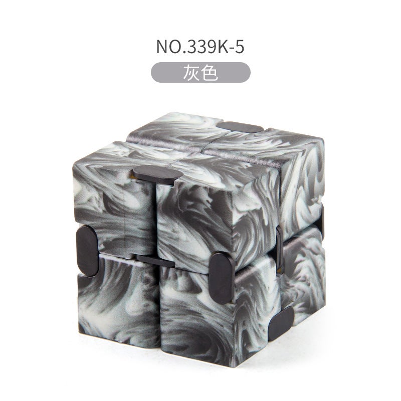 Source Manufacturers Infinite Rubik'S Cube Uv Printing Infinite Folding Decompression Rubik'S Cube New Strange Fingertip Toy Second-Order Rubik'S Cube - Image 1