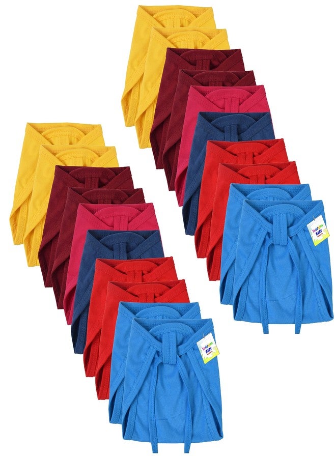 Toddylon Baby Products New Born Baby Clothes | Cloth Diapers | Langots | Nappies | Cotton | Reusable | Washable | Nappy (0-6 Months, Pack of 20) - Image 1