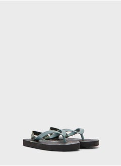 Cotton On Kids Croc Print Flip Flops  - Image 3