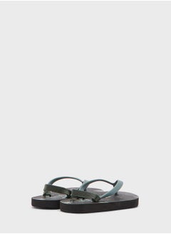 Cotton On Kids Croc Print Flip Flops  - Image 2