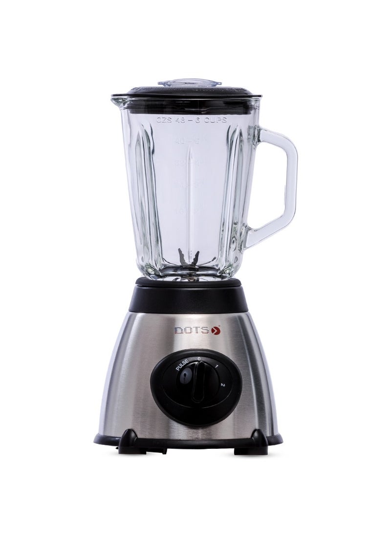 دوتس خلاط كهربائي 600 واط، 1.5 لتر، دورق زجاجي - BLD-G02 - Image 4