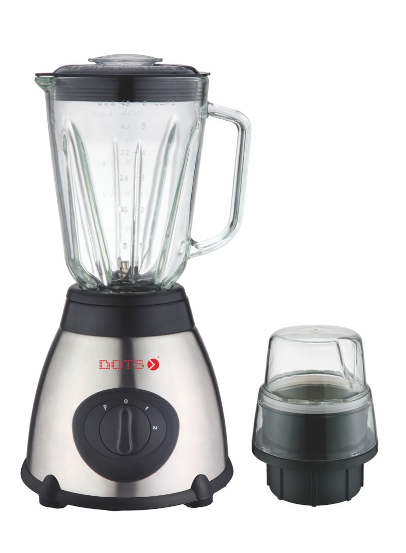 دوتس خلاط كهربائي 600 واط، 1.5 لتر، دورق زجاجي - BLD-G02 - Image 3