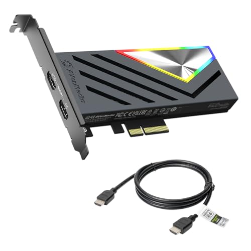 AVerMedia HDMI 2.1 Internal PCIe Capture Card for Streaming and Recording 4K60 with Ultra-Low Latency on PS5, PS4 Pro, Xbox Series X/S, Xbox One X, Switch Games - GC575 Live Gamer 4K 2.1 - Image 1