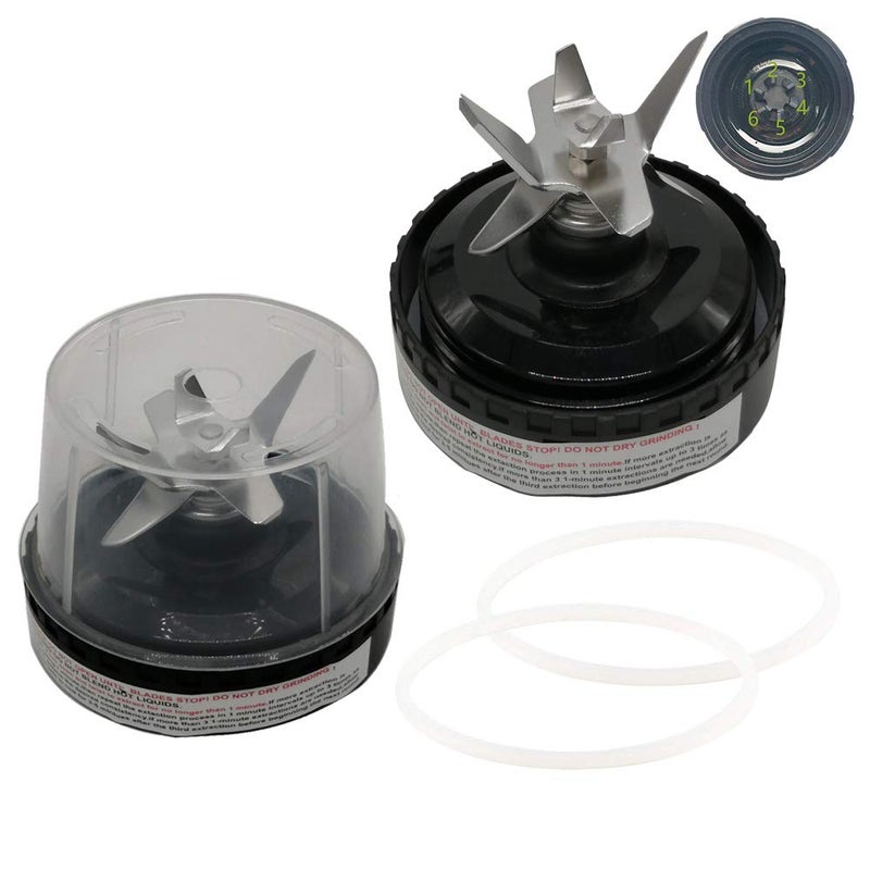 joystar 2 pcs replacement blade for 1500W Ninja Mega Kitchen System BlenderFood Processor with BL770A 30 BL770 30BL773CO 30BL771 30BL772 30 and 1200W NINJA ULTRA blenderBL780 30BL780C0 30 - Image 2