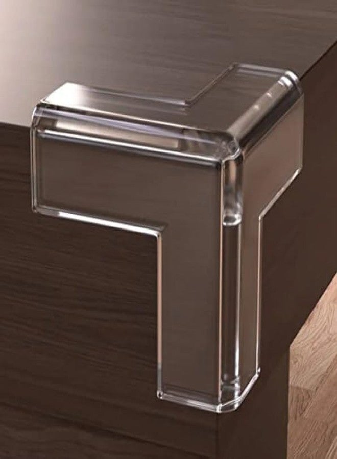 Dweasy Corner Protectors Safety Corner Protectors for Baby Transparent Corner Protectors for Covering Sharp Furniture and Table Corners-T(8 pcs) - Image 1