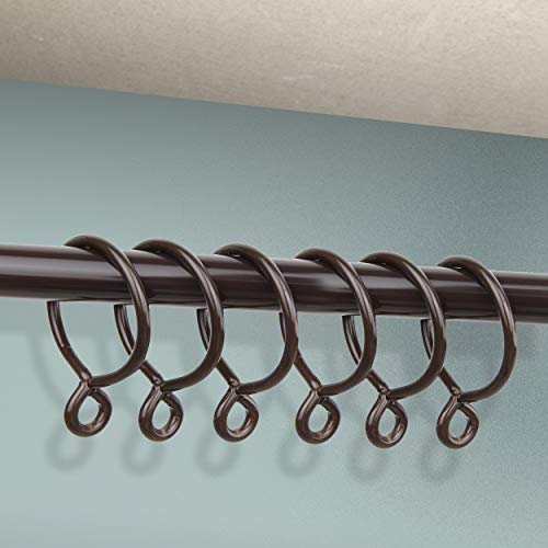 Rod Desyne 10 Curtain Eyelet Rings, Cocoa - Image 3