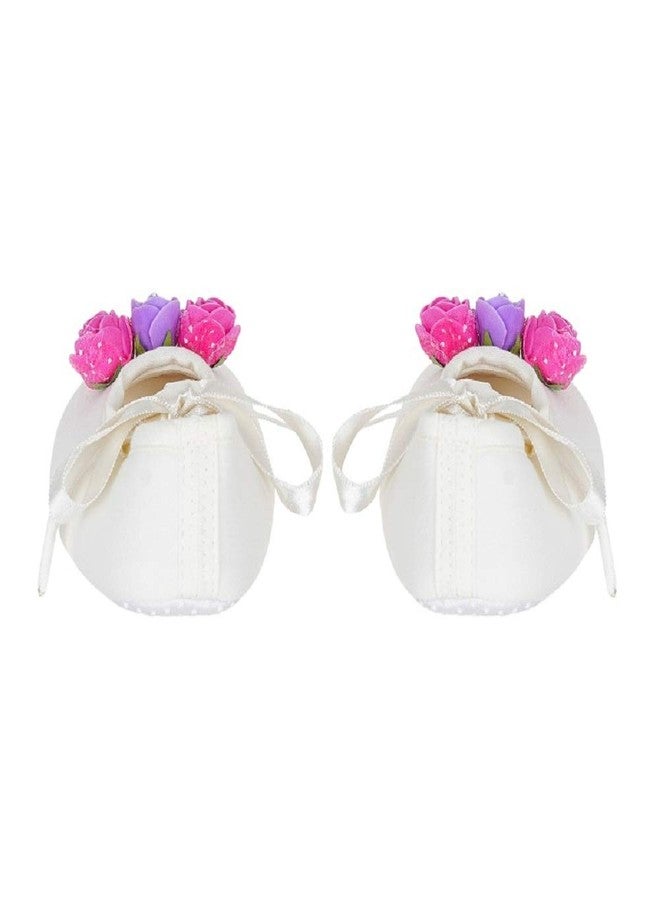 Rsmart Unisex-Baby's White Bootie -6 Months - Image 3