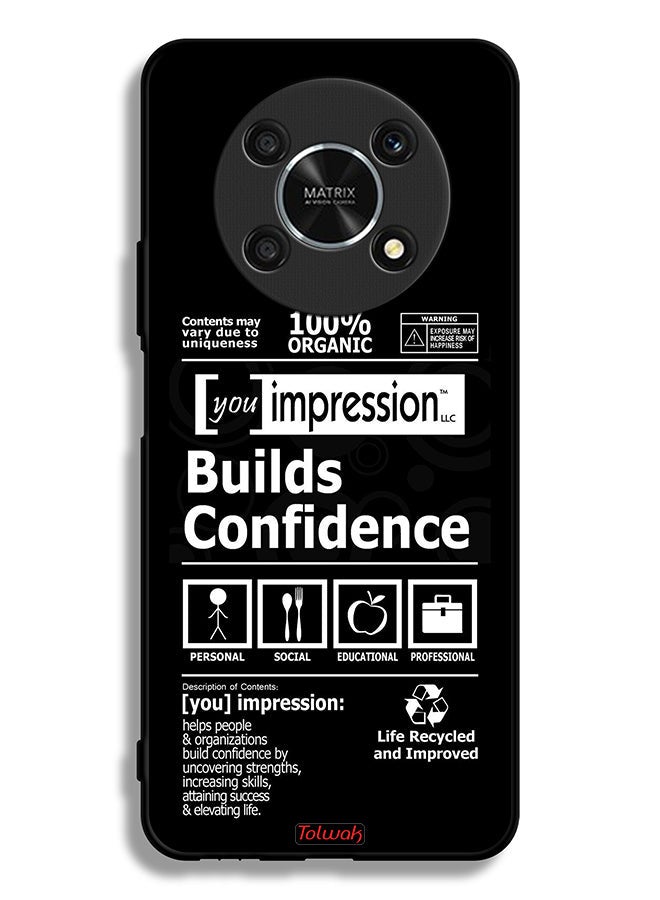 Tolwak Honor X9 5G Protective Case Cover Builds Confidence Sticker - Image 2