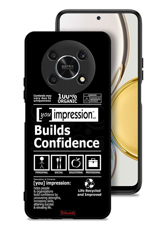 Tolwak Honor X9 5G Protective Case Cover Builds Confidence Sticker - Image 1