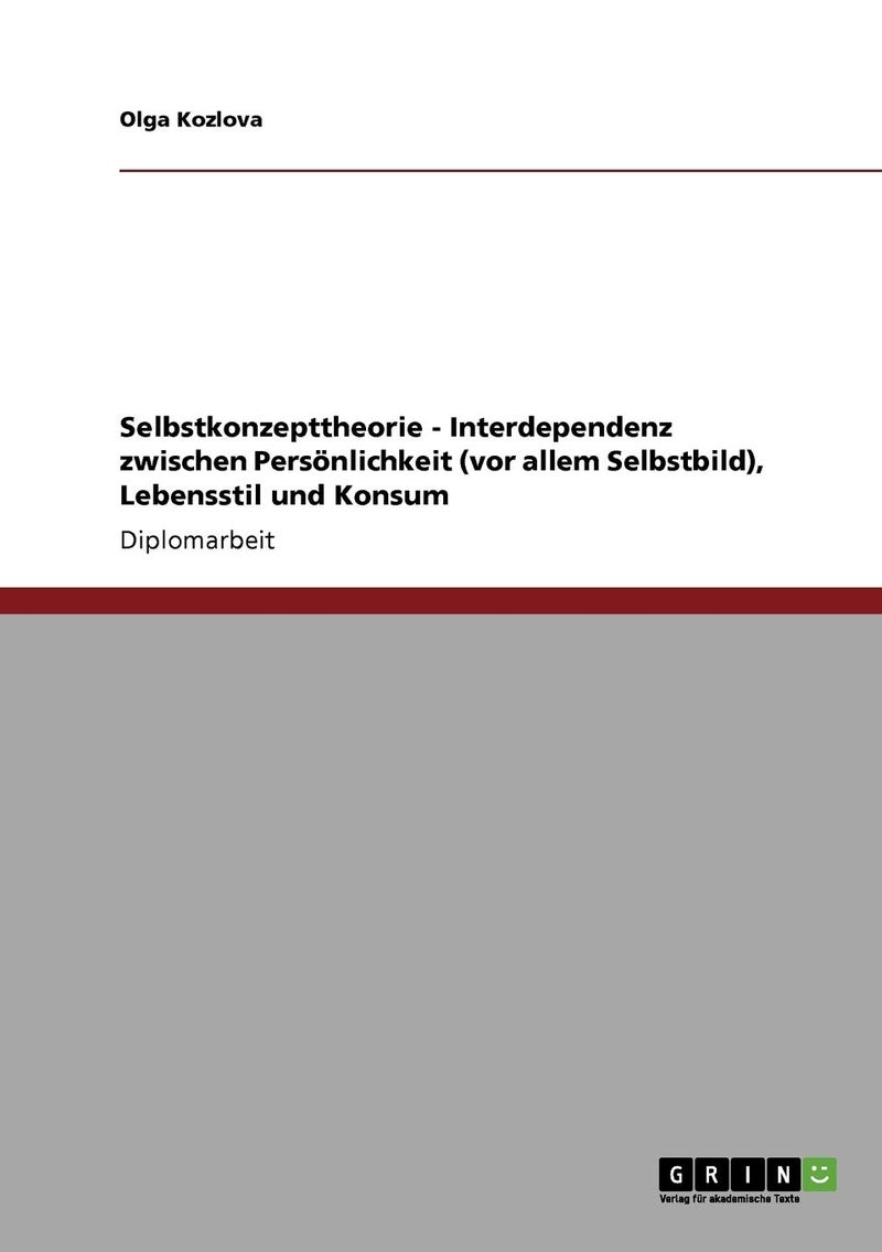 Selbstkonzepttheorie - Interdependenz zwischen Persönlichkeit (vor allem Selbstbild), Lebensstil und Konsum