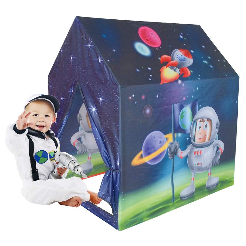 POCO DIVO Astronaut Space House, Indoor Outdoor Rocket Ship Toddler Play Tent, Foldable Spaceship Children Camping Tents, Kids Pretend Star Observatory Playhouse - Image 3