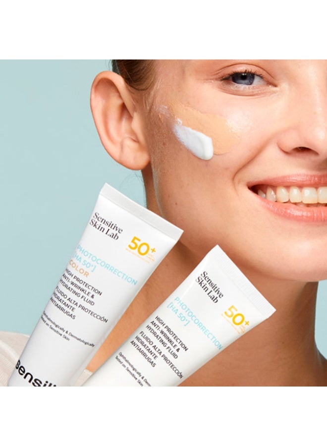 Sensilis Photocorrection [HA 50+] High Protection and Anti-Wrinkle Color 50ml - Image 3