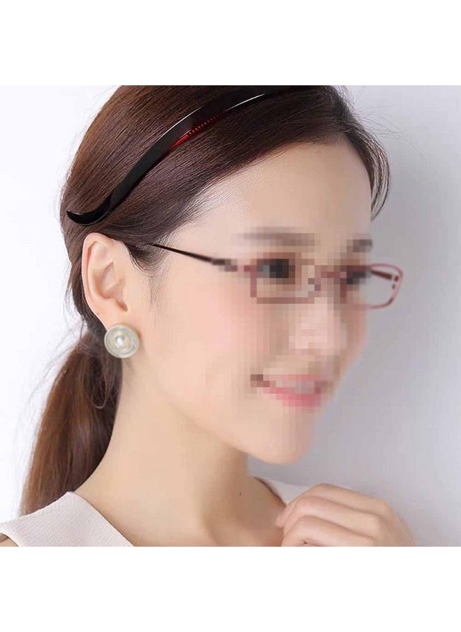 Teensery 3 Pcs Flex No Pressure Headbands Plastic Teeth Comb Hair Bands Nonslip Hair Hoop Headwear Hair Accessories For Women And Girls  - Image 2
