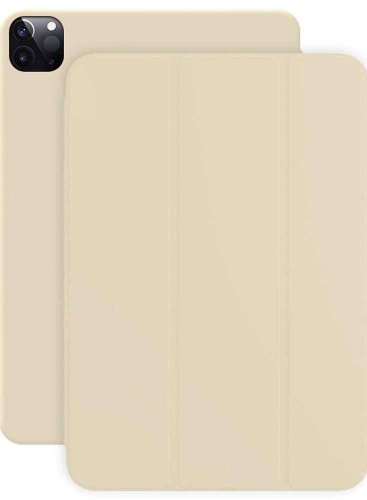Case for Apple iPad Pro 12.9-Inch (2022/2021/2020/2018) with Protective Stand Cover Back, Auto Wake/Sleep - Gold - Image 1