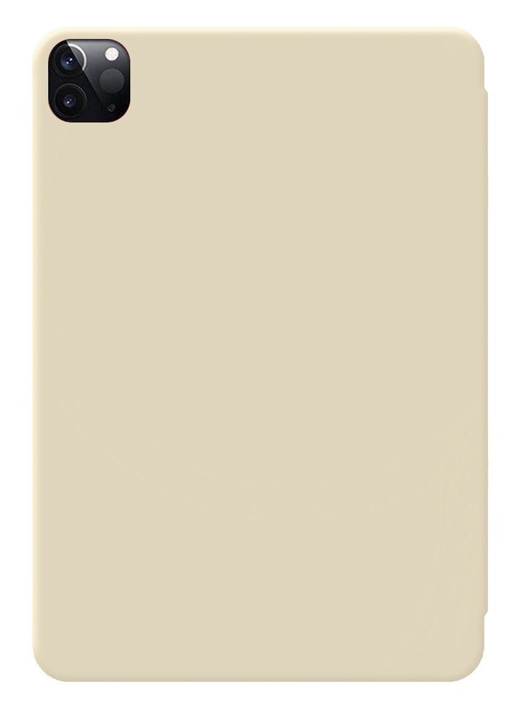 Case for Apple iPad Pro 12.9-Inch (2022/2021/2020/2018) with Protective Stand Cover Back, Auto Wake/Sleep - Gold - Image 5