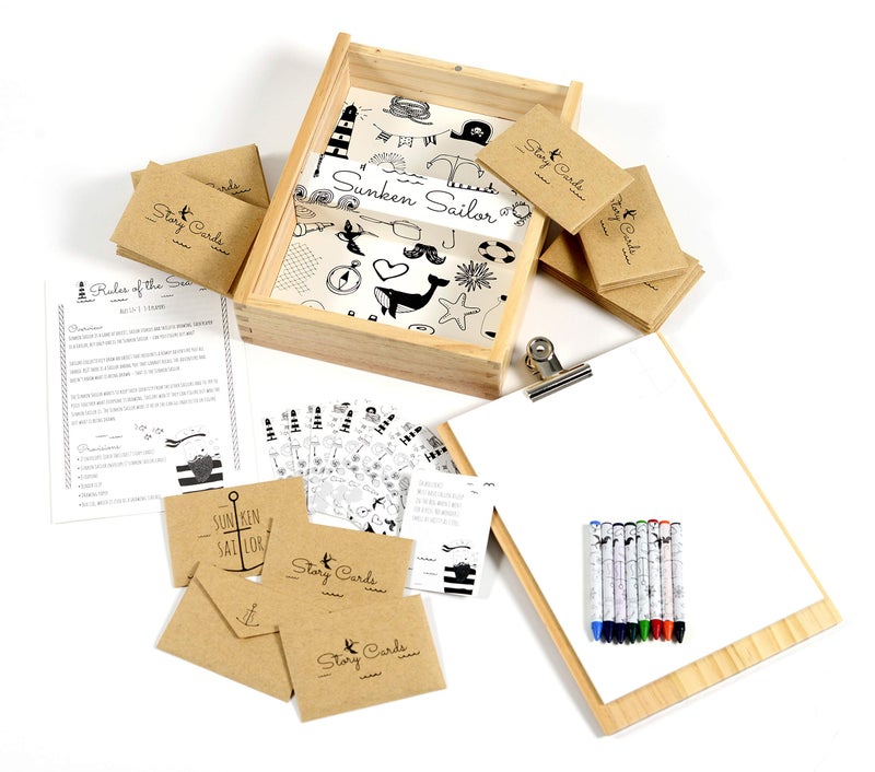 Buffalo Games  Sunken Sailor The Adult Party Game of Drawing and Deceit - Image 3