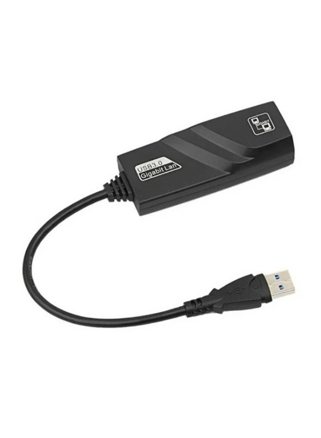 USB 3.0 to Ethernet Adapter, High-Speed 10/100/1000 Mbps Gigabit Network Converter for Laptop & Desktop, Plug and Play Wired Internet Connection for Stable and Fast Data Transfer - Image 3