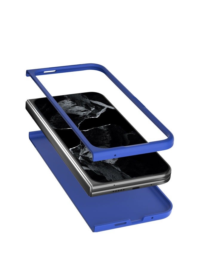 general For Google Pixel 9 Pro Fold Phone Case, Skin-Feeling Oil-Sprayed PC Folding Duo Case is compatible with Google Pixel 9 Pro Fold - Image 2