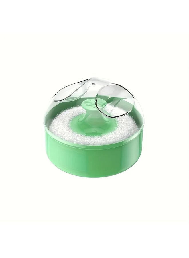 مجموعة بودرة خضراء للجسم مع بودرة التلك بعد الاستحمام مع عبوة منخلة - Image 1