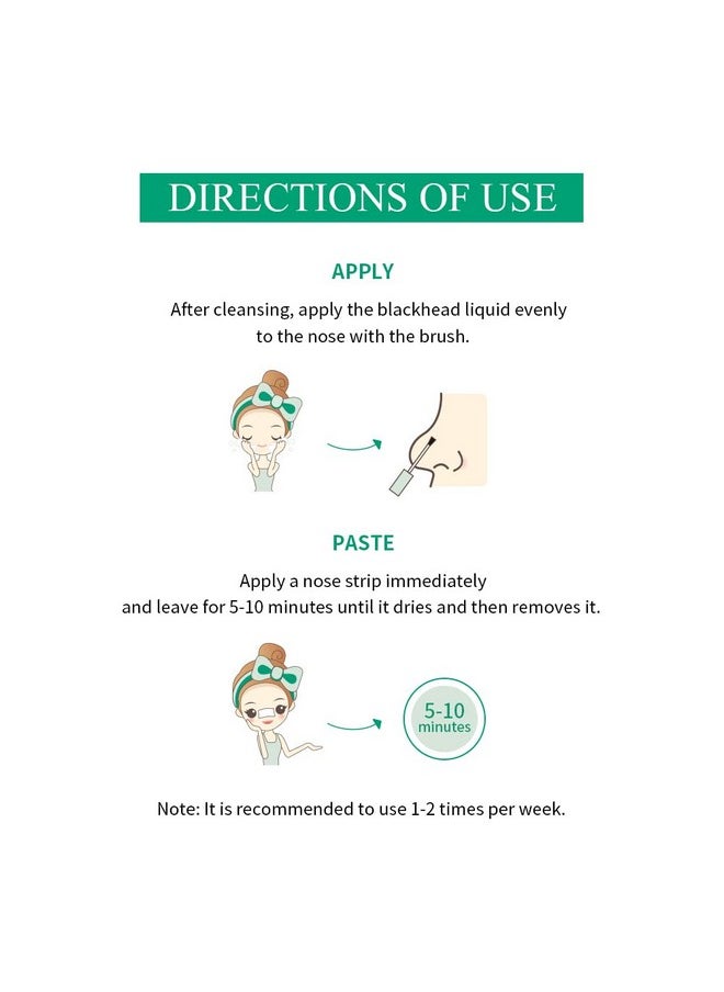 Breylee - Blackhead Mask Tea Tree Oil Blackhead Nose Pore Strips Blackhead Removal Strips Nose Strips For Blackheads Deep Cleansing(17Ml 0.6 Fl Oz) (With 100 Pcs Strip Paper) - Image 1