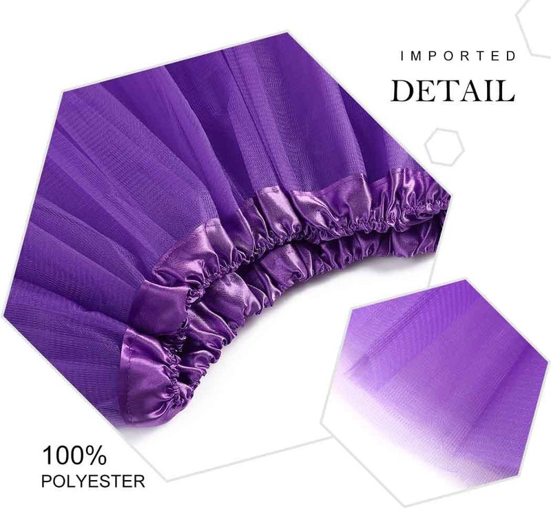 REETAN Christmas Tulle Tutu Skirt Ballet Layered Dance Skirt for Women - Image 5