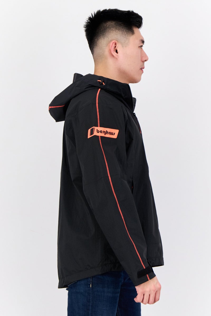 Berghaus Men Brand Logo Windbreaker Jacket, Black - Image 4