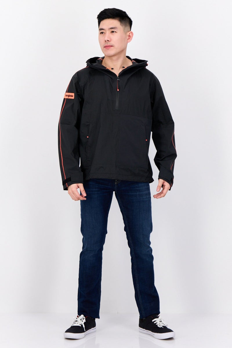 Berghaus Men Brand Logo Windbreaker Jacket, Black - Image 2