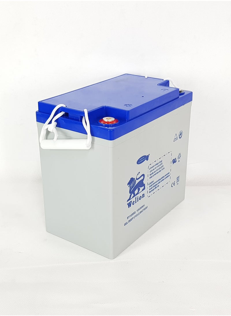 Welion - Wellion Gel Battery for Solar Energy 12V 55Ah - Image 1