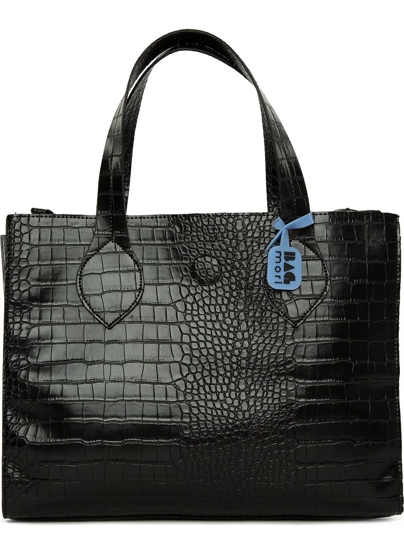 Bagmori Women Crocodile Drop Shoulder Large Bag