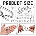 Yilloog Set of 90 Metal Brain Teaser Puzzles with Pouch Steel Puzzle Games Physics Mind Metal Wire Puzzles for Adults Basket Stocking Stuffers for Teen Boys Girls Kids Desk Trinkets Challenge Gift - Image 4